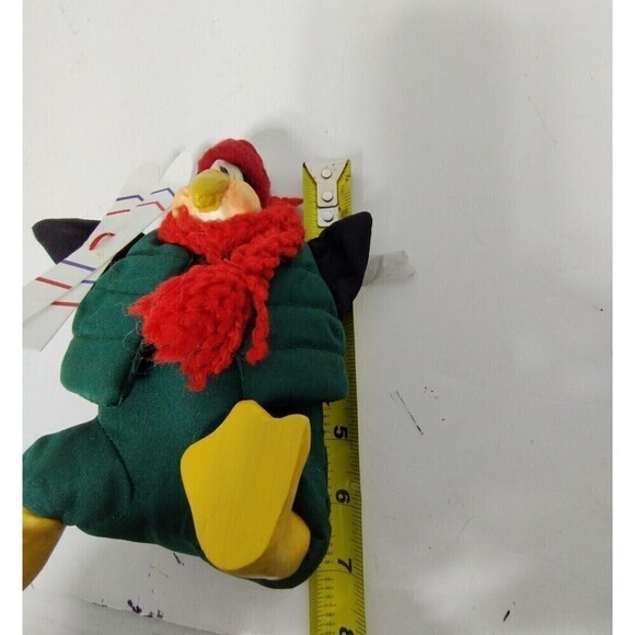 Russ Berrie Country Folks Christmas Igloo The Penguin With Skis Doll w/Hang Tag! - Picture 4 of 8